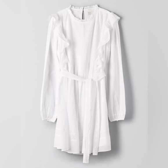 NEW Aritzia Wilfred Elia Dress WHITE - Picture 2 of 11